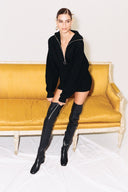 Image AIMEE BOOT | BLACK VEGAN LEATHER 2 of 7