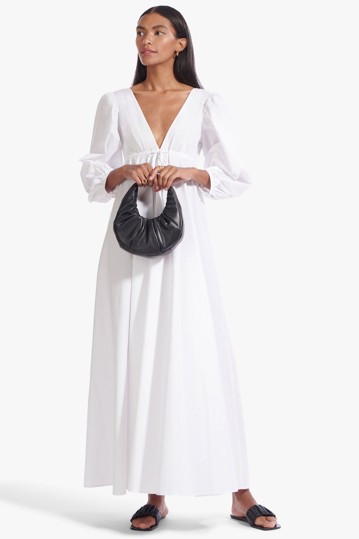 Image AMARETTI DRESS | WHITE 2 of 7 and Clicking this image will trigger a zoom pop-up