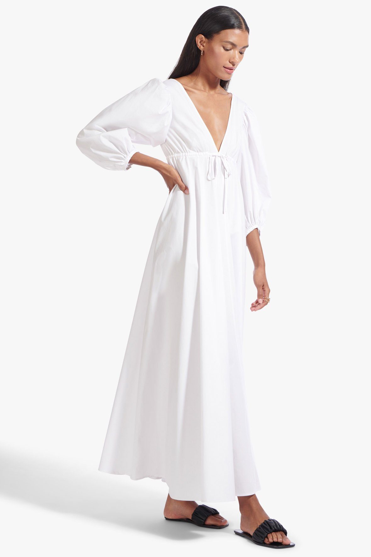 Image AMARETTI DRESS | WHITE 6 of 7 and Clicking this image will trigger a zoom pop-up