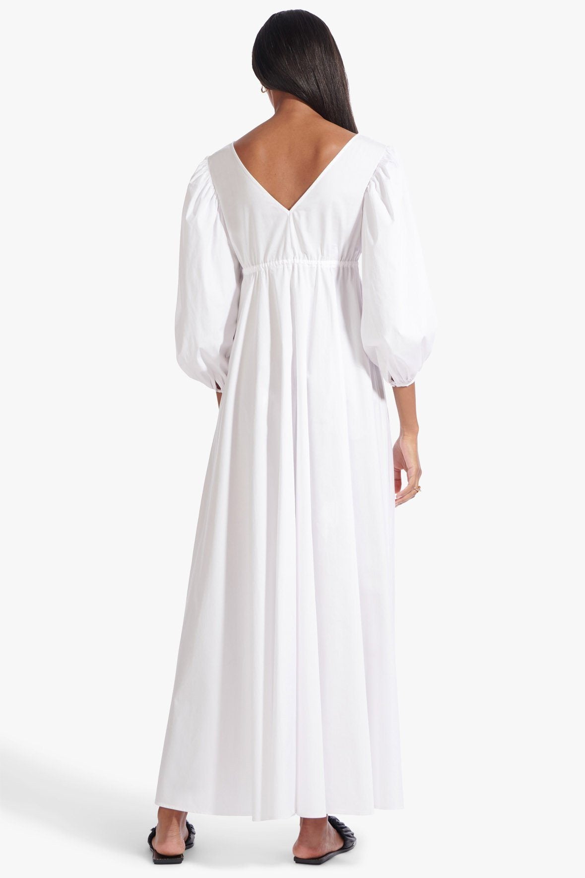 Image AMARETTI DRESS | WHITE 5 of 7 and Clicking this image will trigger a zoom pop-up