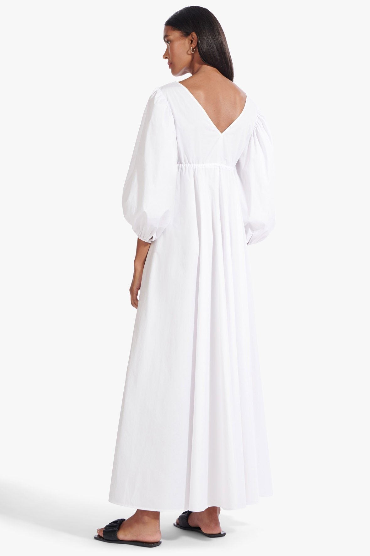 Image AMARETTI DRESS | WHITE 7 of 7 and Clicking this image will trigger a zoom pop-up