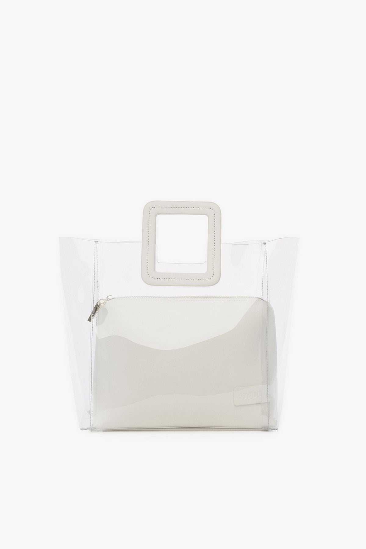 Image Shirley Bag | Clear White 1 of 6 and Clicking this image will trigger a zoom pop-up