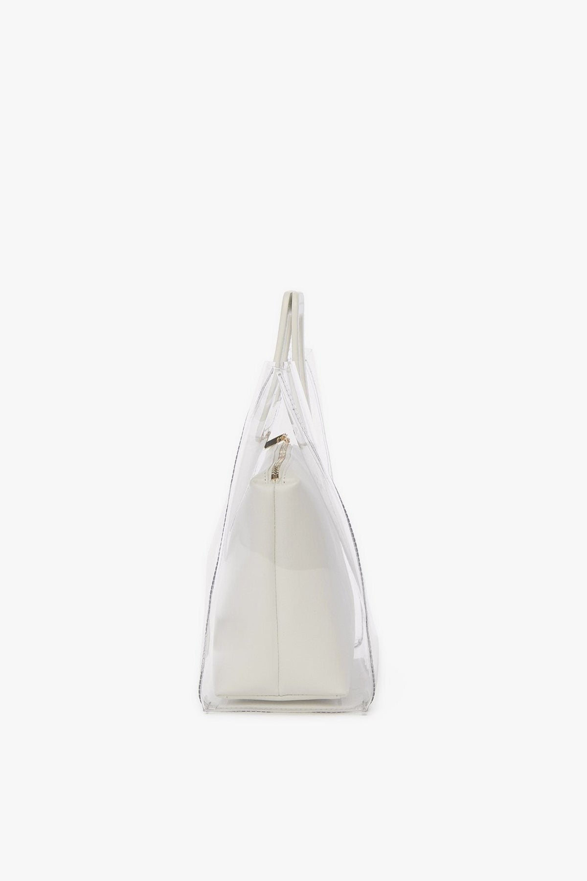 Image Shirley Bag | Clear White 5 of 6 and Clicking this image will trigger a zoom pop-up