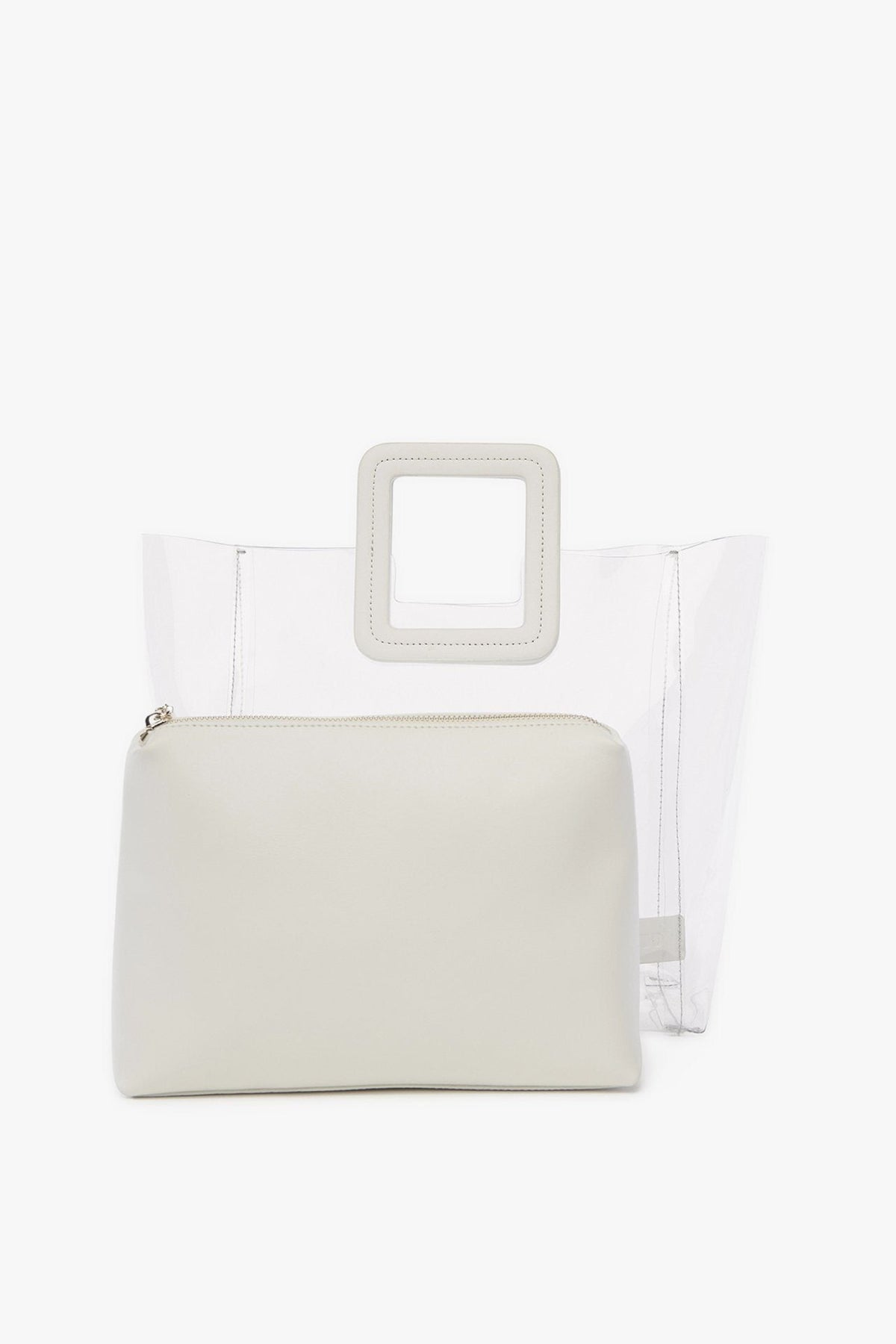 Image Shirley Bag | Clear White 3 of 6 and Clicking this image will trigger a zoom pop-up