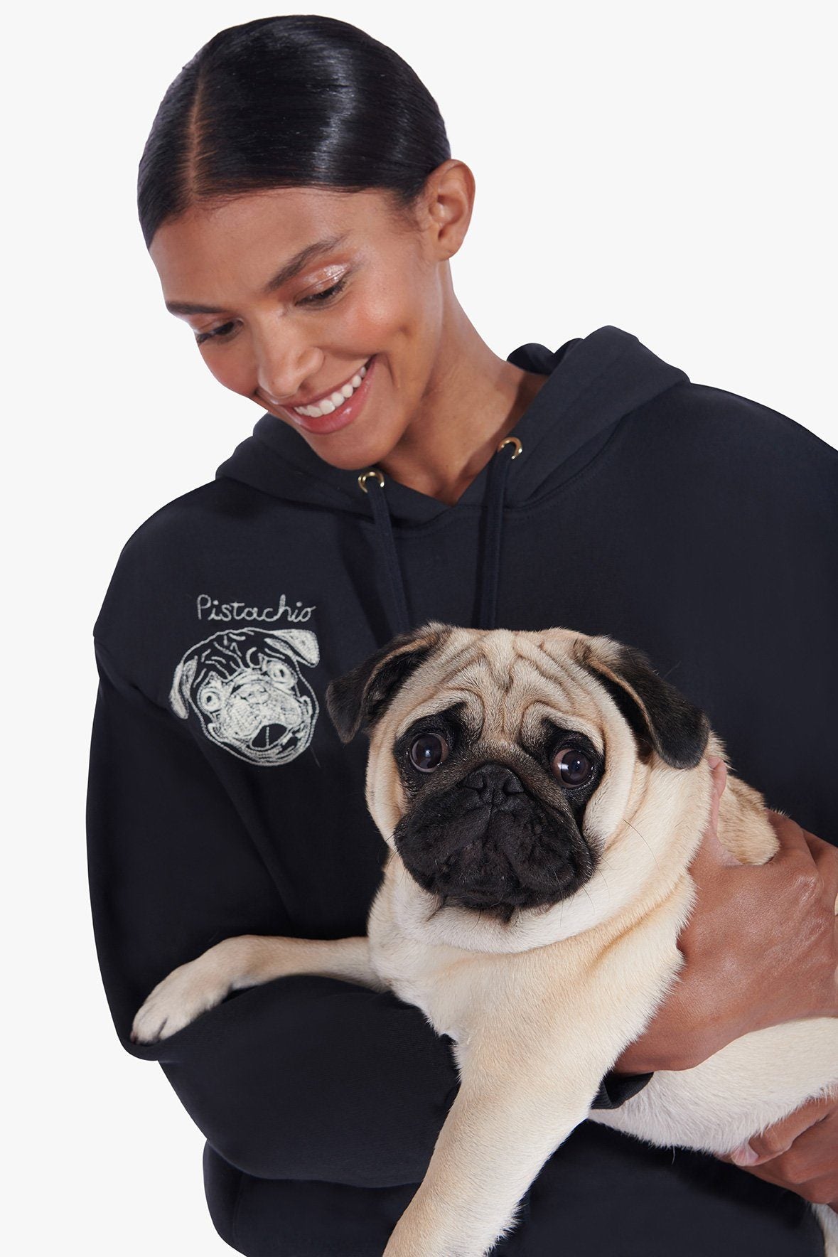 Image STAUD x C.BONZ CUSTOM HOODED PET SWEATSHIRT | BLACK 8 of 9 and Clicking this image will trigger a zoom pop-up