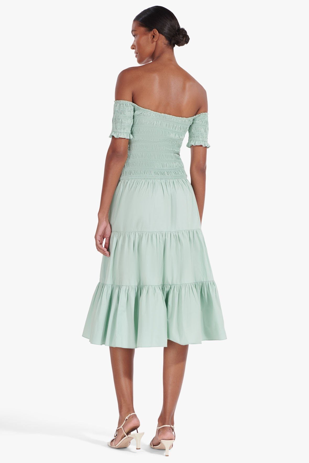 Image ELLIOT DRESS | SAGE 4 of 8 and Clicking this image will trigger a zoom pop-up