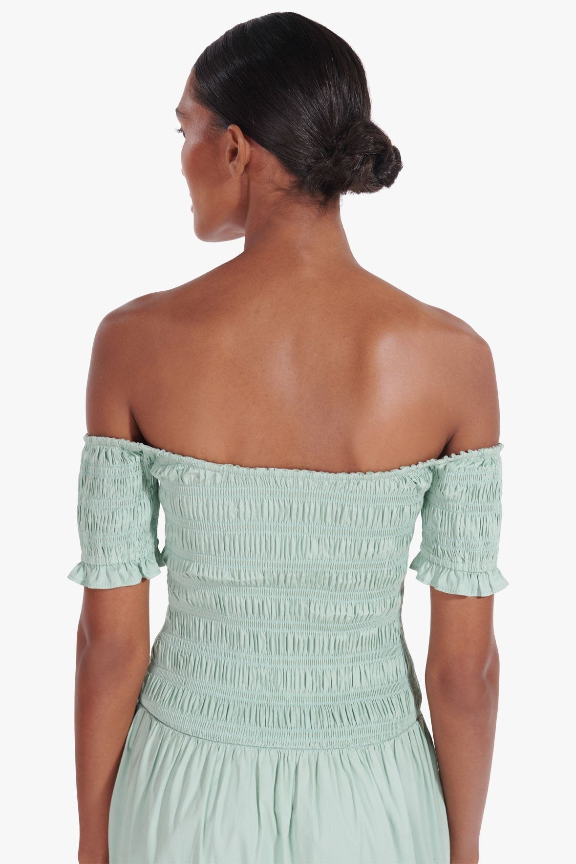 Image ELLIOT DRESS | SAGE 5 of 8 and Clicking this image will trigger a zoom pop-up