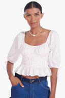 Image FAYE TOP | WHITE 1 of 7