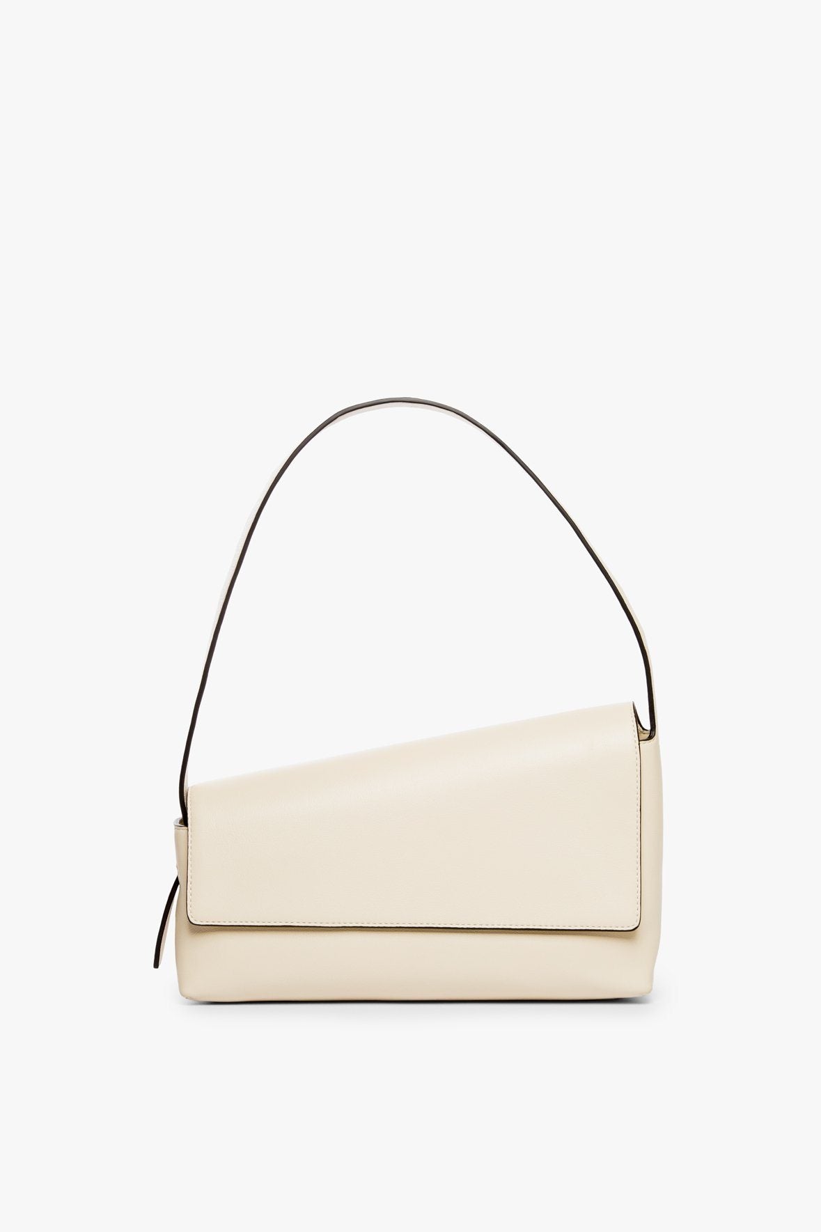 Image ACUTE SHOULDER BAG | CREAM 1 of 7 and Clicking this image will trigger a zoom pop-up