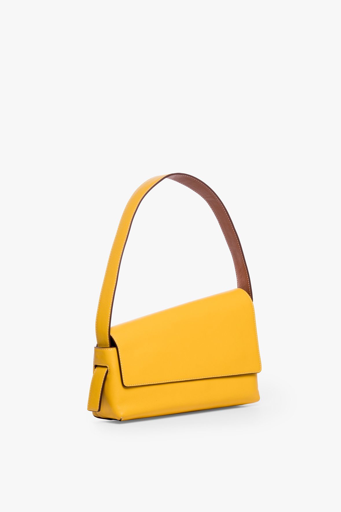 Image ACUTE SHOULDER BAG | GOLDIE TAN 3 of 6 and Clicking this image will trigger a zoom pop-up