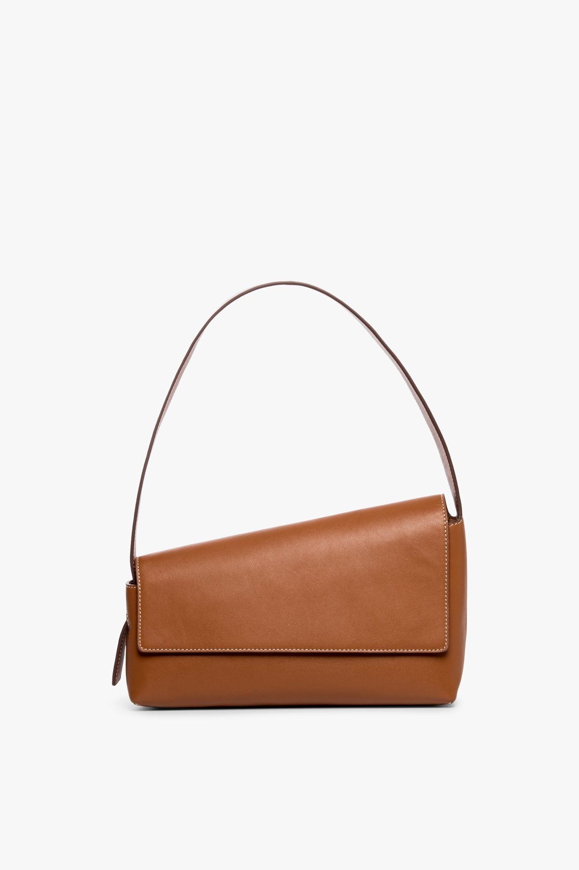 Image ACUTE SHOULDER BAG | TAN 1 of 6 and Clicking this image will trigger a zoom pop-up