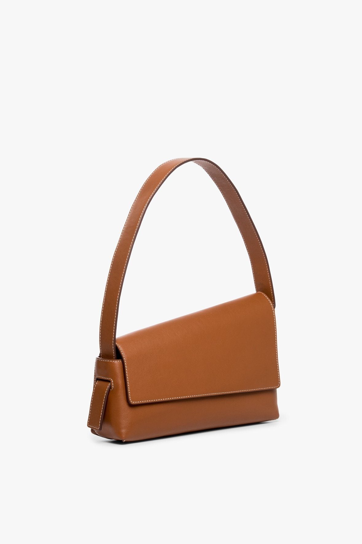 Image ACUTE SHOULDER BAG | TAN 3 of 6 and Clicking this image will trigger a zoom pop-up