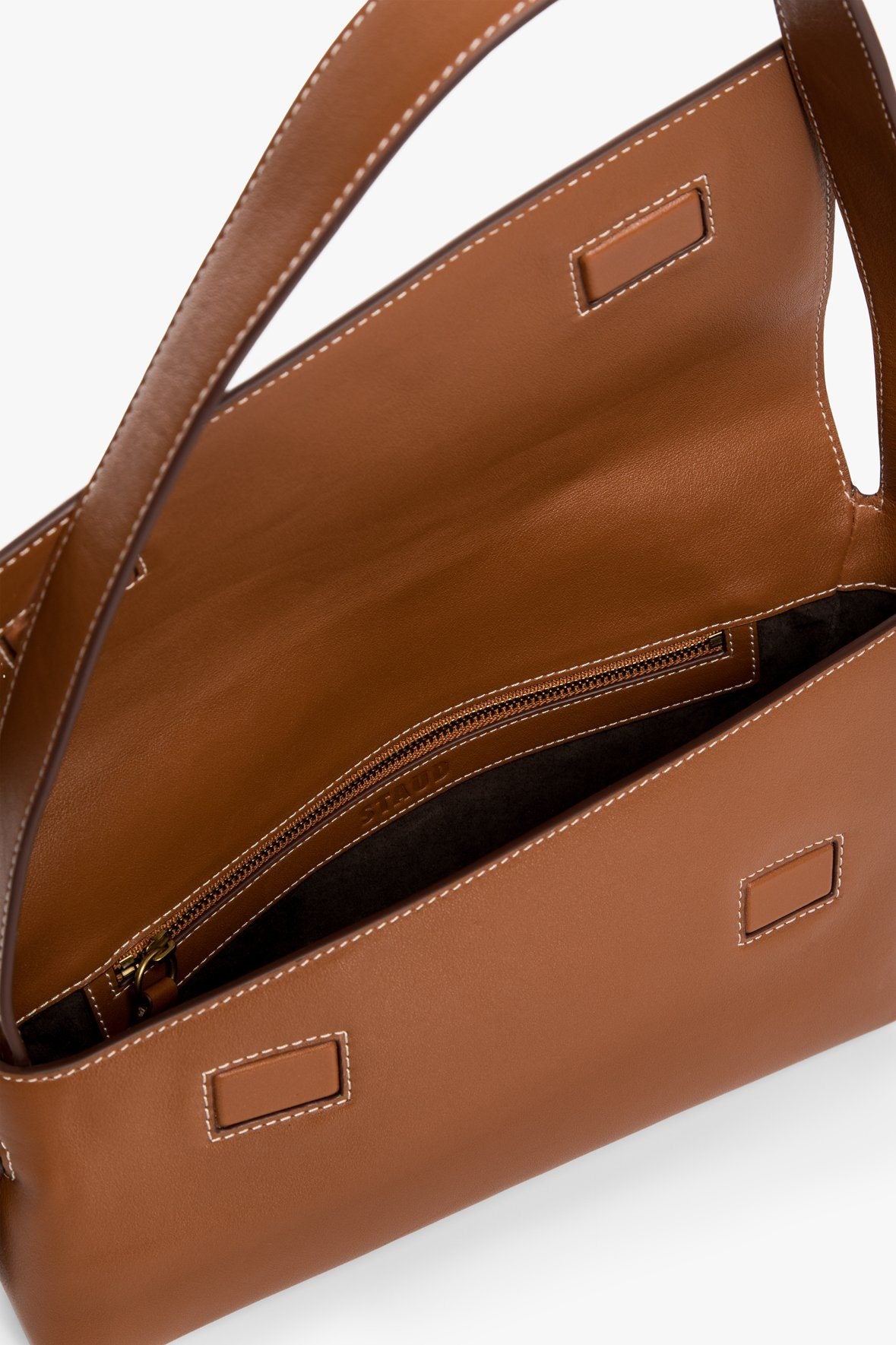 Image ACUTE SHOULDER BAG | TAN 5 of 6 and Clicking this image will trigger a zoom pop-up