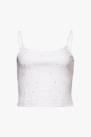 Image AIDA RHINESTONE TANK | WHITE 7 of 7