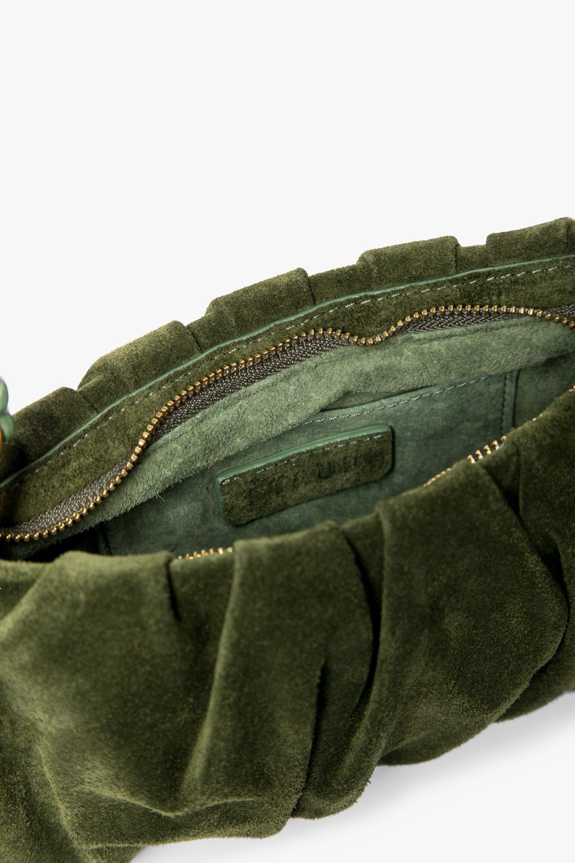 Image BEAN BAG | OLIVE SUEDE 8 of 9 and Clicking this image will trigger a zoom pop-up