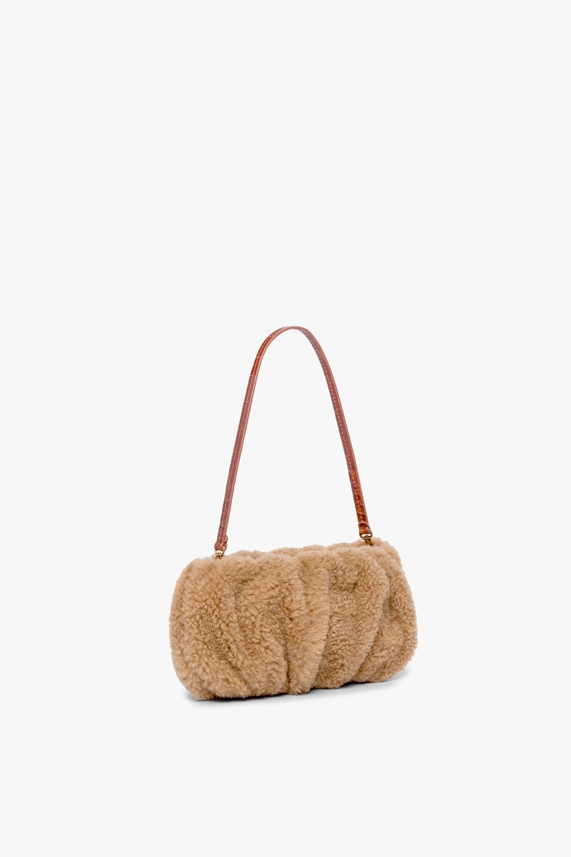 Image BEAN SHEARLING BAG | NATURAL 5 of 9 and Clicking this image will trigger a zoom pop-up