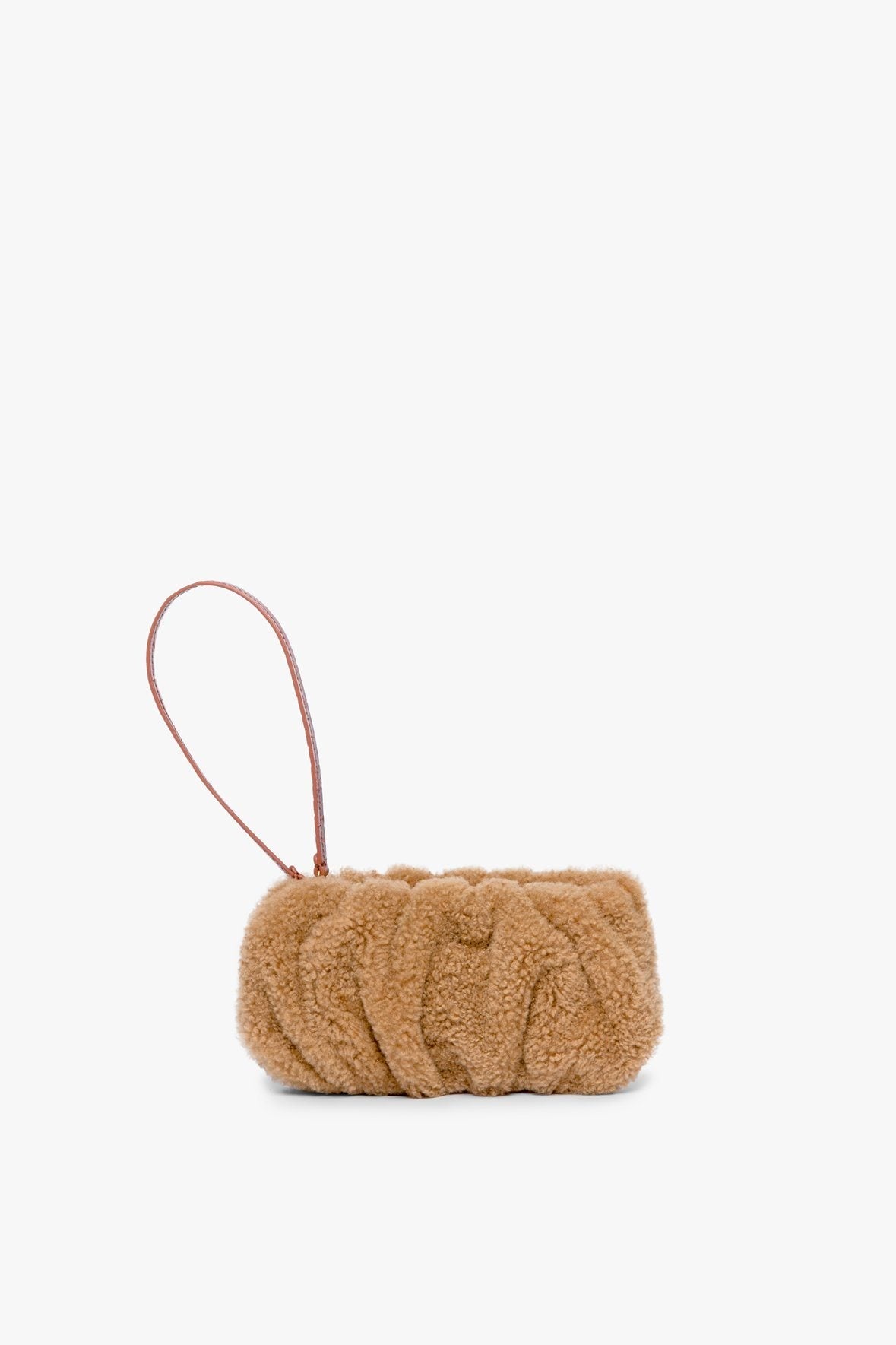 Image BEAN SHEARLING BAG | NATURAL 3 of 9 and Clicking this image will trigger a zoom pop-up