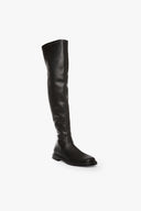 Image BELLE BOOT | BLACK VEGAN LEATHER 1 of 6