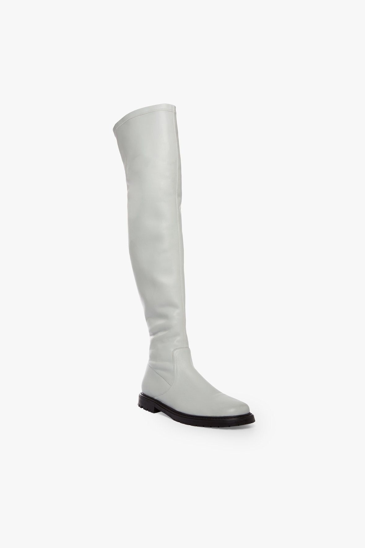 Image BELLE BOOT | DEW VEGAN LEATHER 1 of 5 and Clicking this image will trigger a zoom pop-up