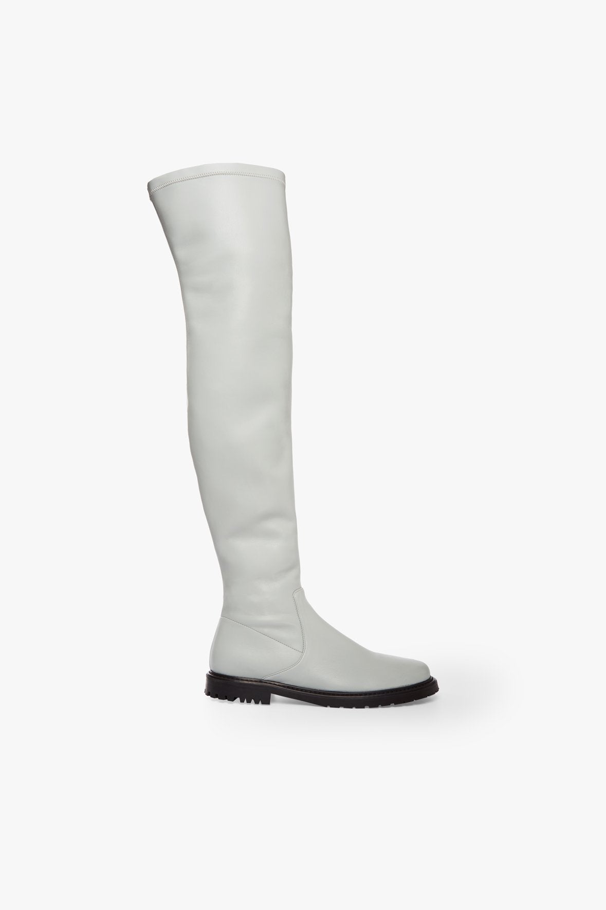 Image BELLE BOOT | DEW VEGAN LEATHER 3 of 5 and Clicking this image will trigger a zoom pop-up