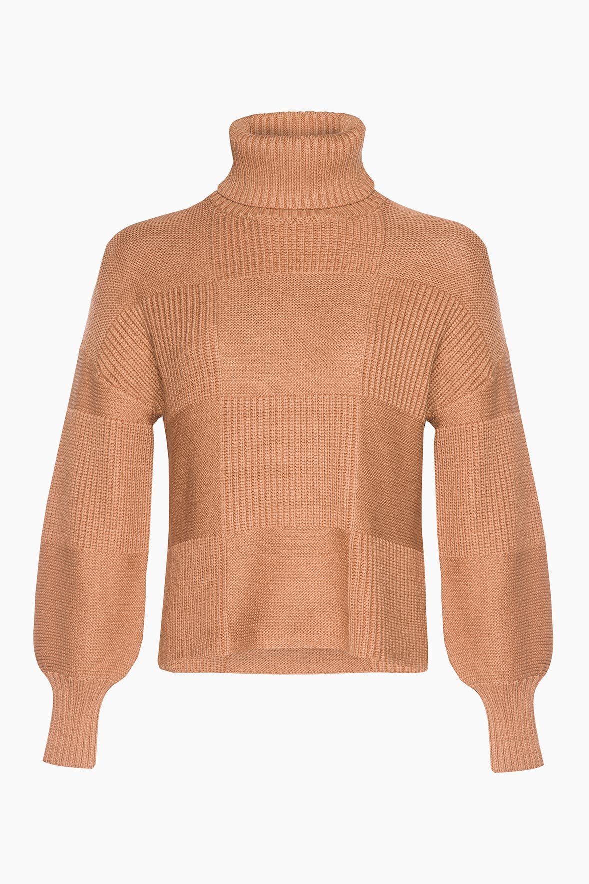 Image BENNY SWEATER | CAMEL 8 of 8 and Clicking this image will trigger a zoom pop-up