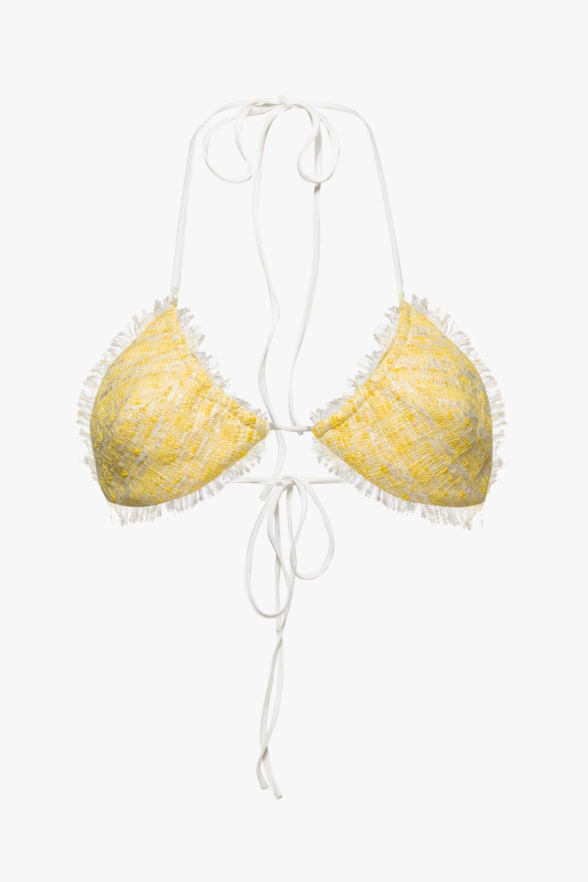 Image BIKINI TWEED TOP | LIMONE 7 of 7 and Clicking this image will trigger a zoom pop-up