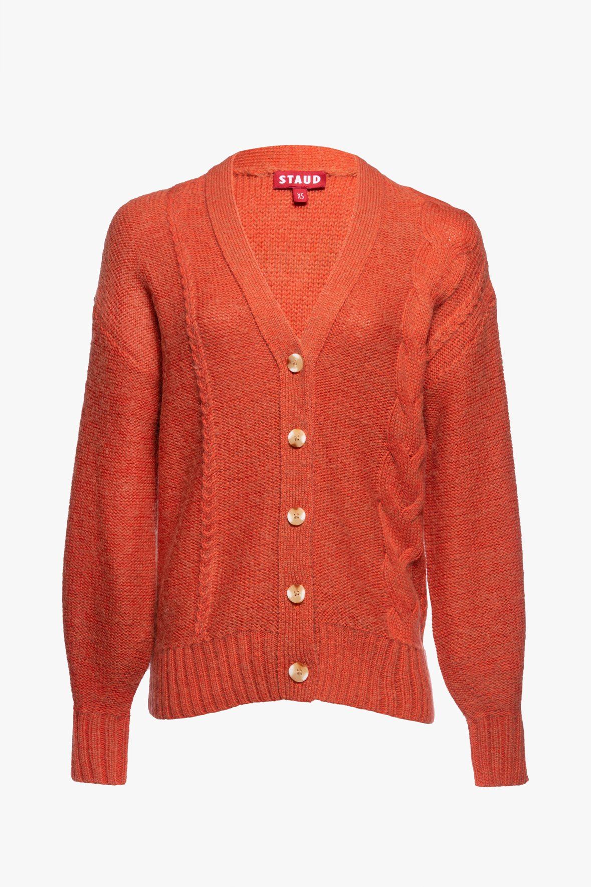 Image BLAKE CARDIGAN | RUST 8 of 8 and Clicking this image will trigger a zoom pop-up