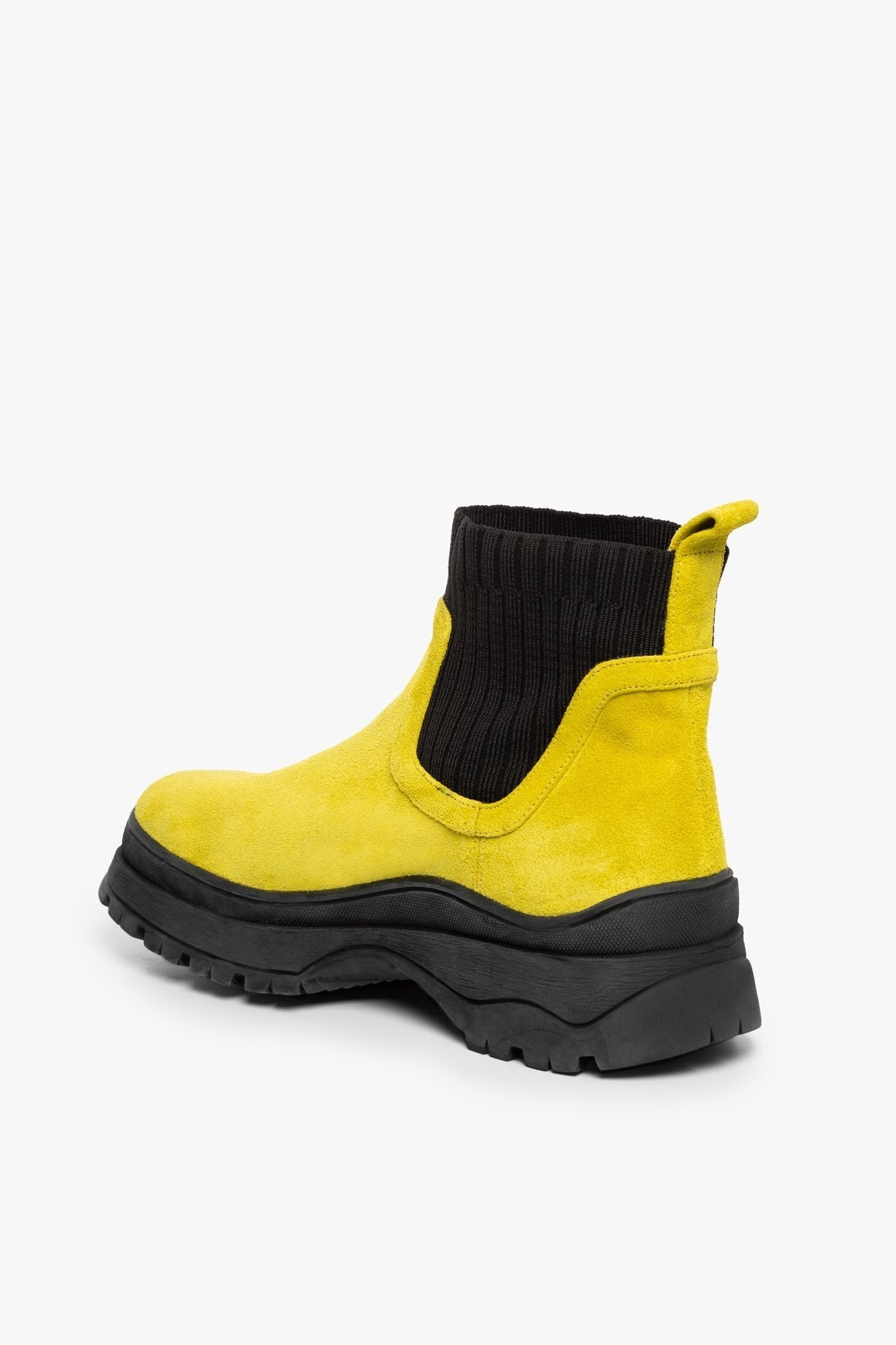 Image BOW BOOT | CHARTREUSE BLACK 3 of 6 and Clicking this image will trigger a zoom pop-up