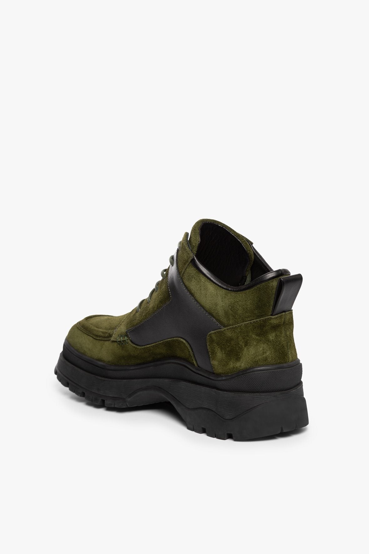 Image ROCKY BOOT | OLIVE SUEDE 4 of 6 and Clicking this image will trigger a zoom pop-up