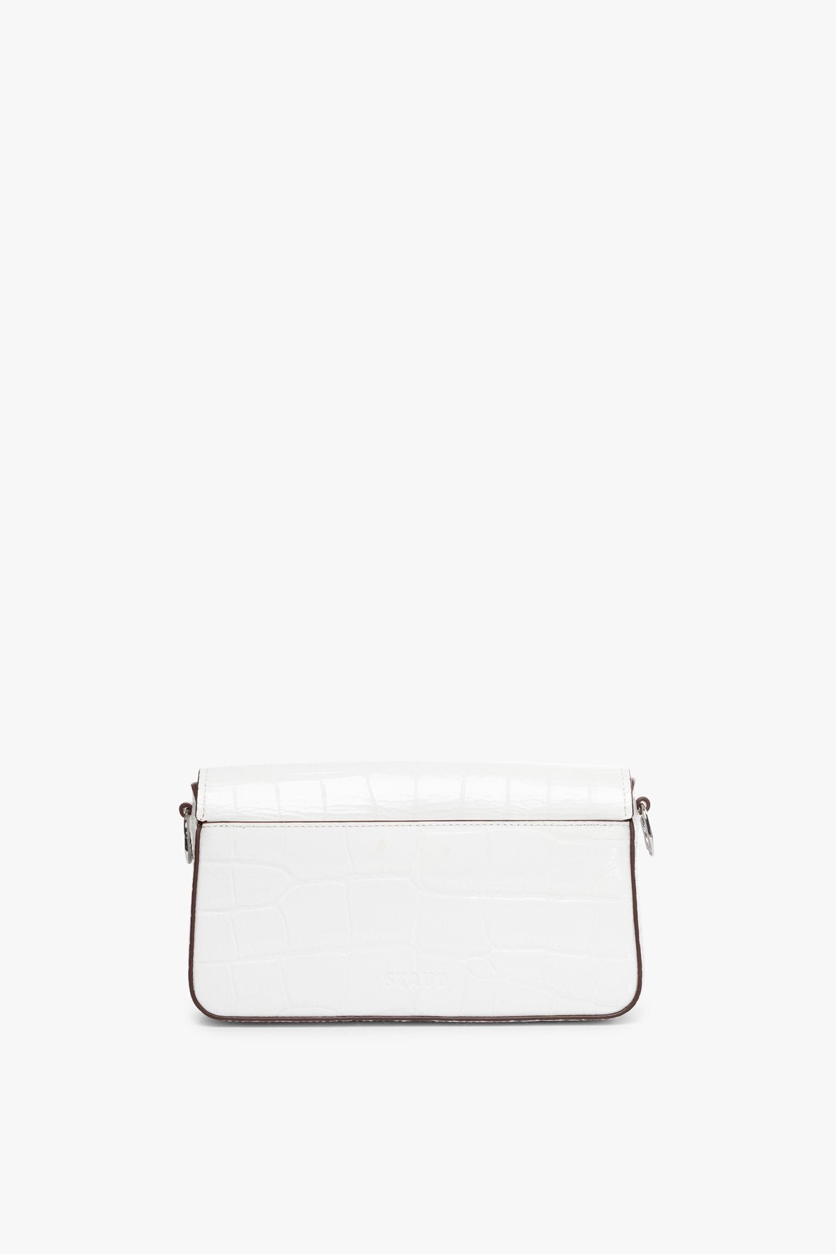 Image CARMELO CROSSBODY BAG | FRESH WHITE CROC EMBOSSED 8 of 9 and Clicking this image will trigger a zoom pop-up