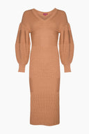 Image CARNATION DRESS | CAMEL 8 of 8