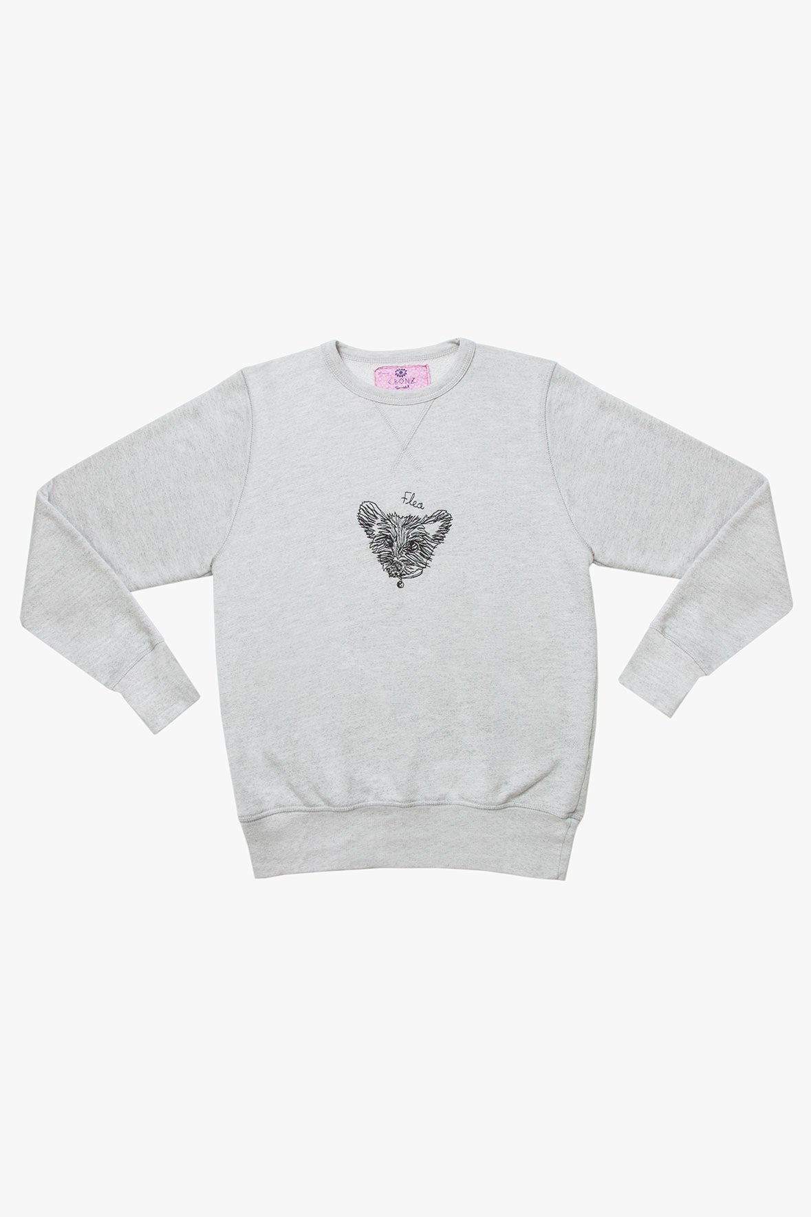 Image STAUD x C.BONZ CUSTOM UNISEX SWEATSHIRT | GREY 15 of 15 and Clicking this image will trigger a zoom pop-up