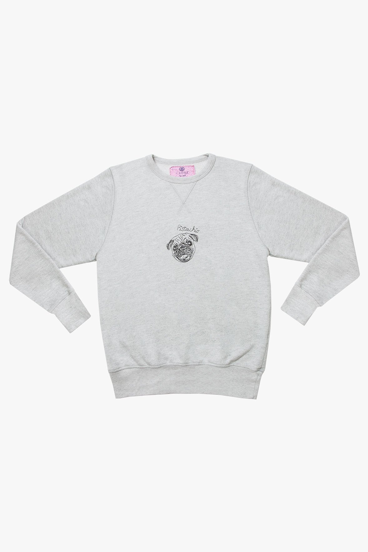 Image STAUD x C.BONZ CUSTOM UNISEX SWEATSHIRT | GREY 9 of 15 and Clicking this image will trigger a zoom pop-up