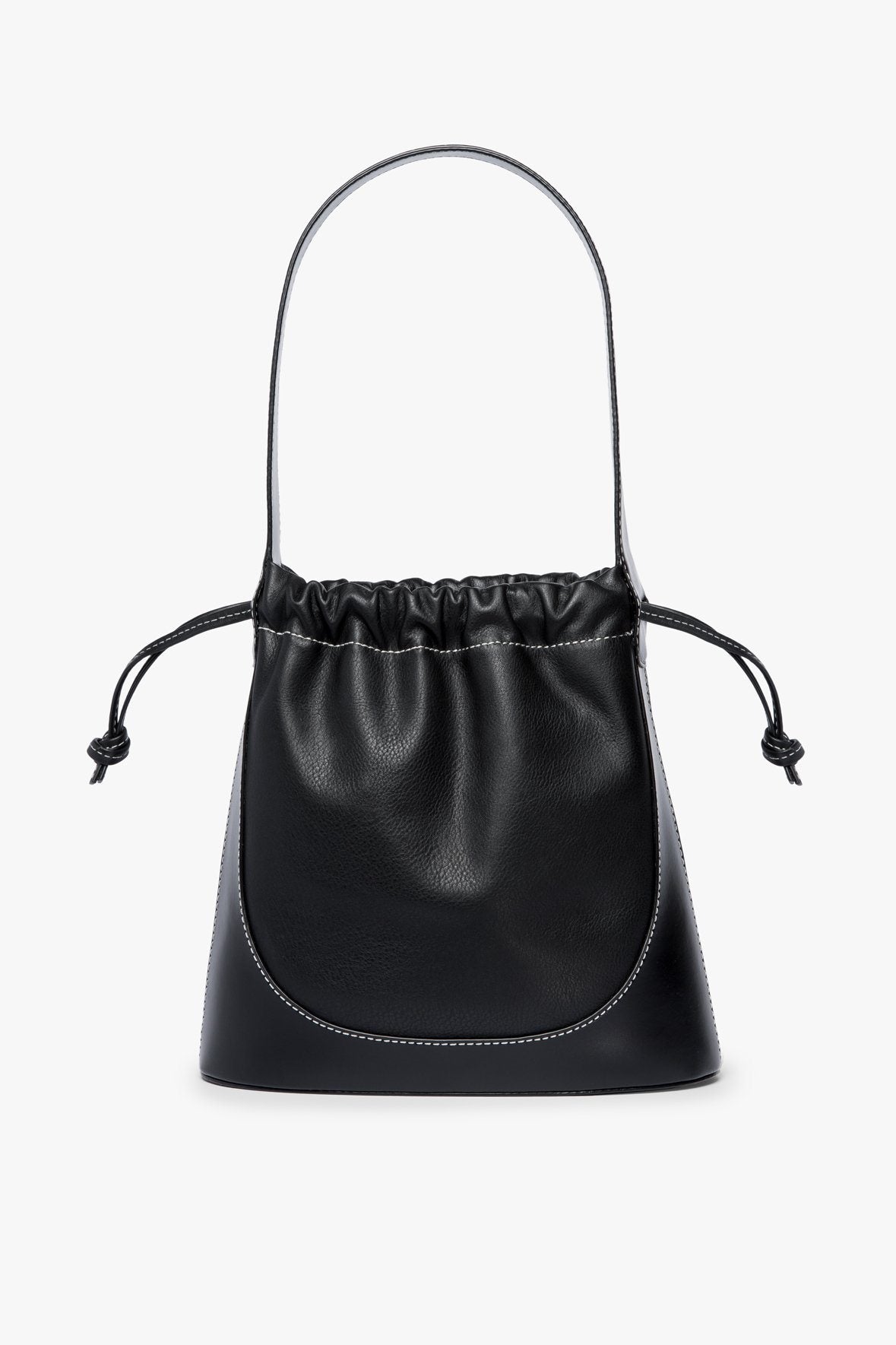 Image CINCH BUCKET BAG | BLACK 1 of 7 and Clicking this image will trigger a zoom pop-up