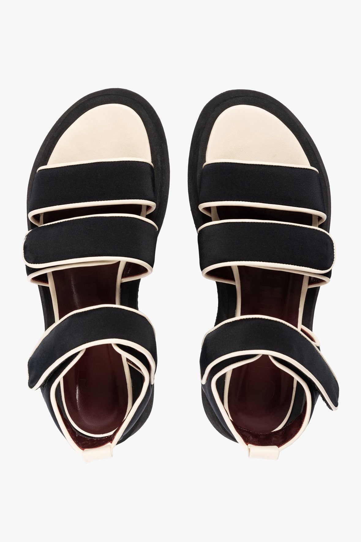 Image CREW SANDAL | BLACK WHITE 4 of 6 and Clicking this image will trigger a zoom pop-up