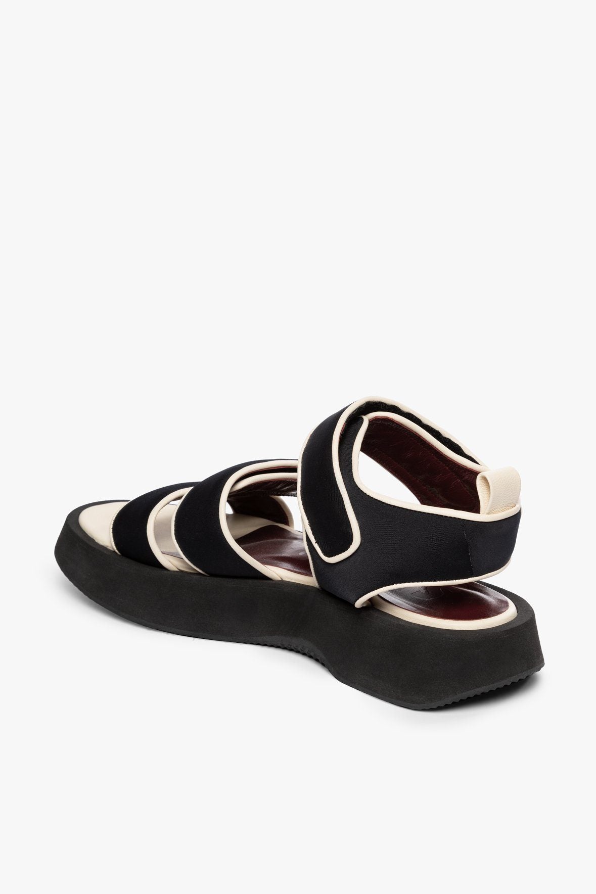 Image CREW SANDAL | BLACK WHITE 6 of 6 and Clicking this image will trigger a zoom pop-up