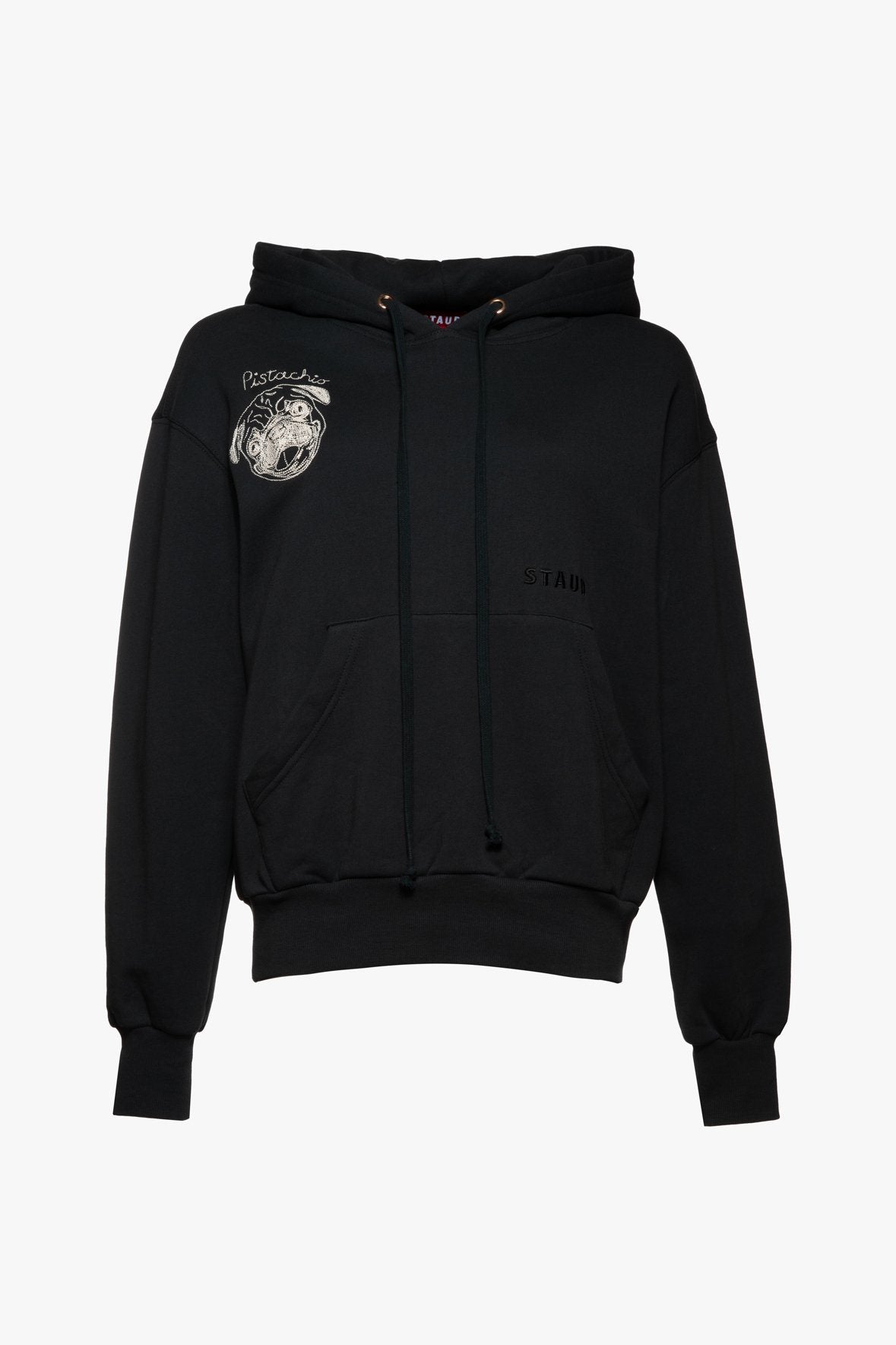 Image STAUD x C.BONZ CUSTOM HOODED PET SWEATSHIRT | BLACK 9 of 9 and Clicking this image will trigger a zoom pop-up