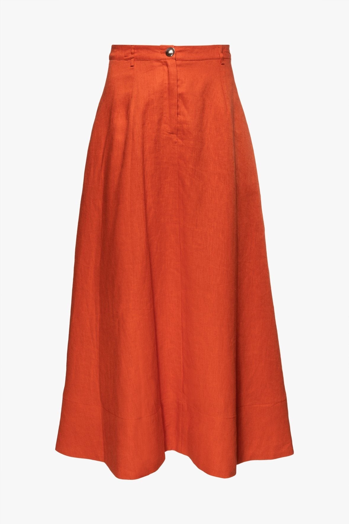 Image CYBELE SKIRT | BURNT OCHRE 8 of 8 and Clicking this image will trigger a zoom pop-up