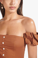 Image ELIO DRESS | TAN 5 of 6