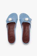 Image ERIN SANDAL | LIGHT WASH DENIM 5 of 5