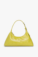 Image ESTELLE BAG | CHARTREUSE OSTRICH EMBOSSED 3 of 7