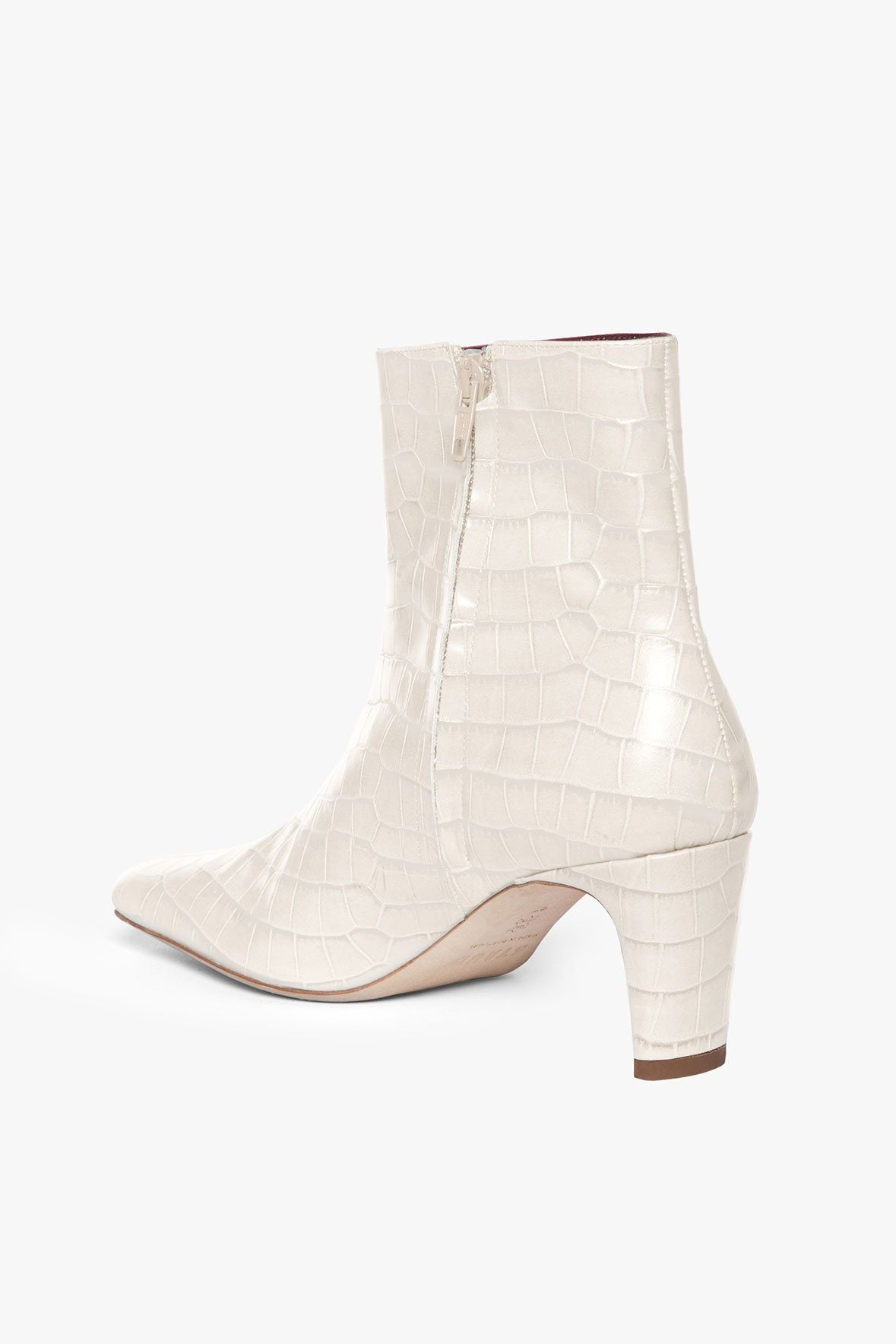 Image EVA BOOT | CREAM CROC EMBOSSED 4 of 6 and Clicking this image will trigger a zoom pop-up