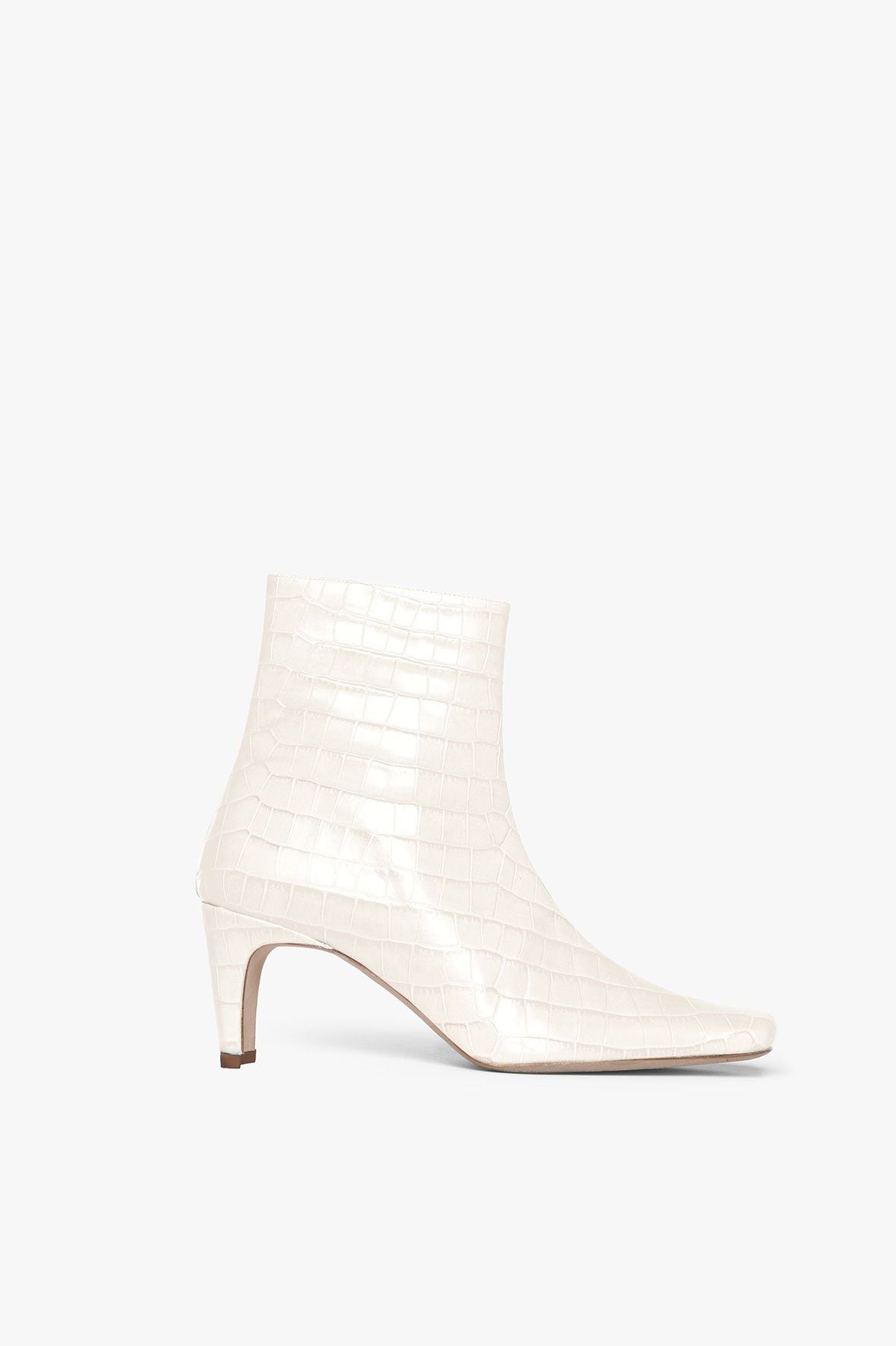 Image EVA BOOT | CREAM CROC EMBOSSED 1 of 6 and Clicking this image will trigger a zoom pop-up