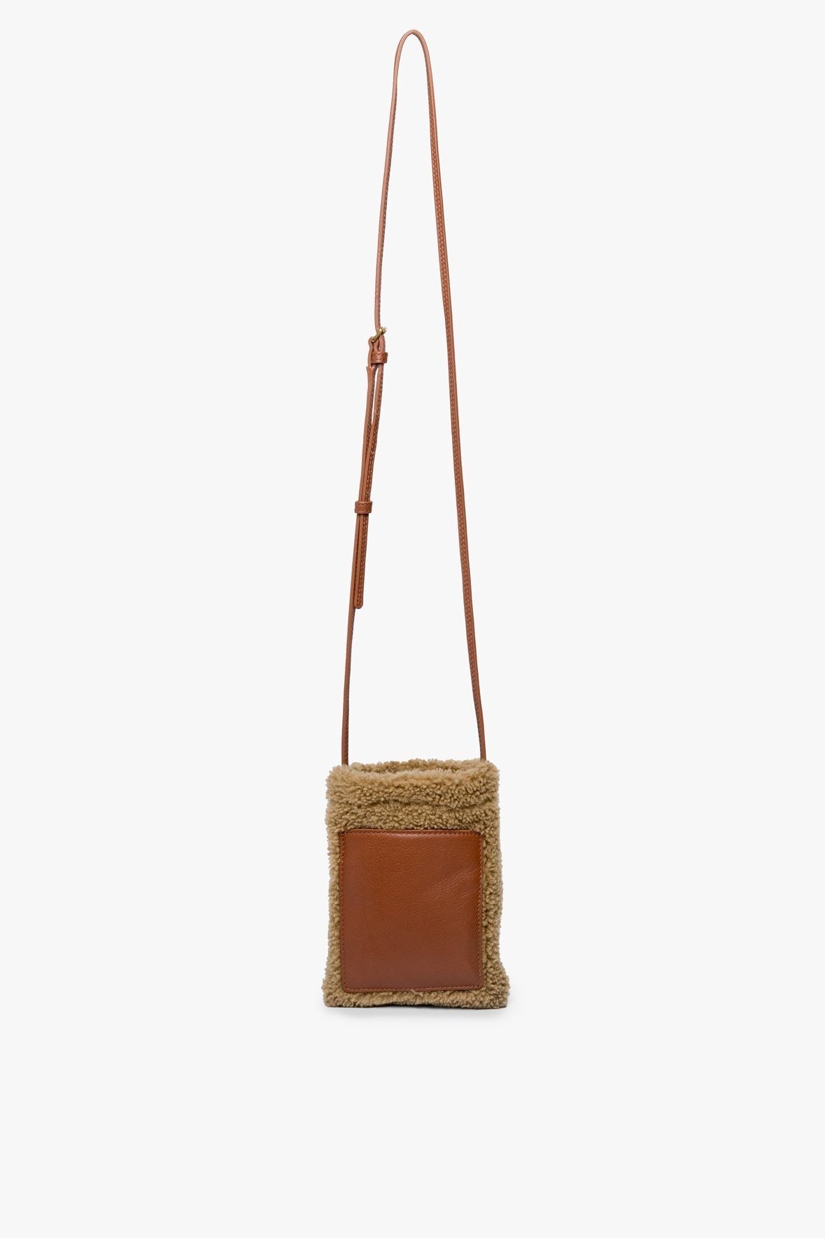 Image EVE PHONE CROSSBODY BAG | NATURAL TAN 1 of 7 and Clicking this image will trigger a zoom pop-up