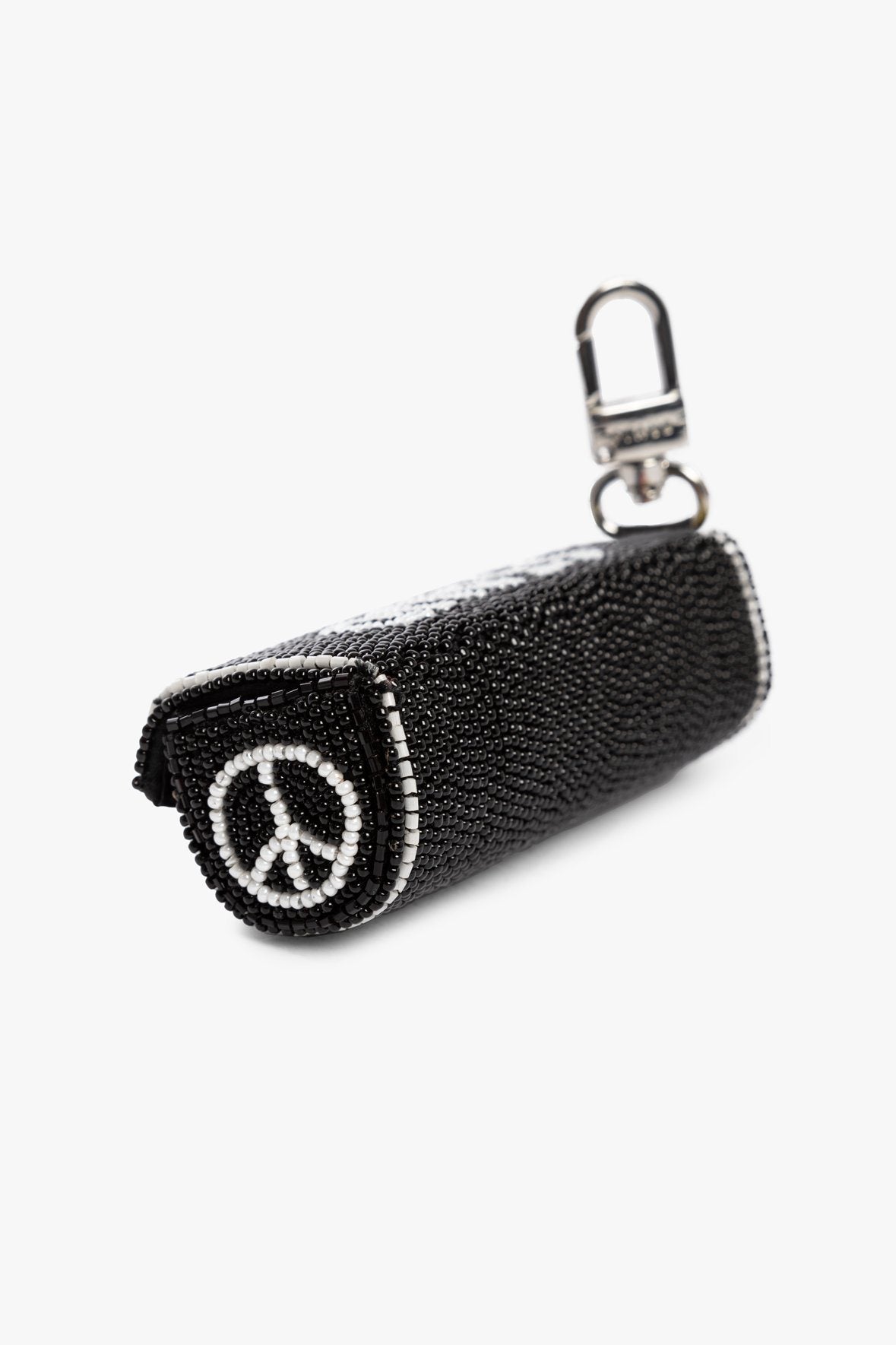 Image BEADED LIPSTICK CASE | BLACK YIN YANG 6 of 6 and Clicking this image will trigger a zoom pop-up