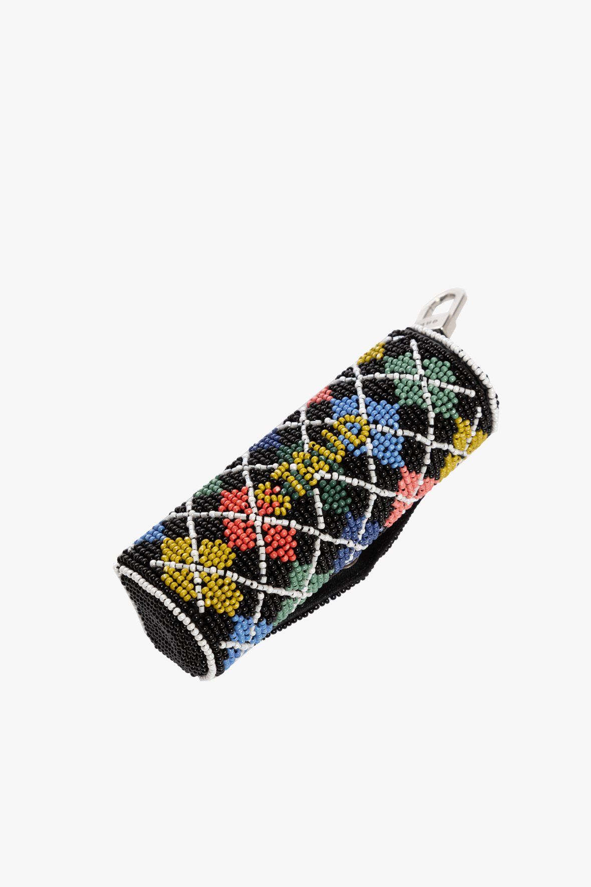 Image BEADED LIPSTICK CASE | MULTI ARGYLE 4 of 7 and Clicking this image will trigger a zoom pop-up