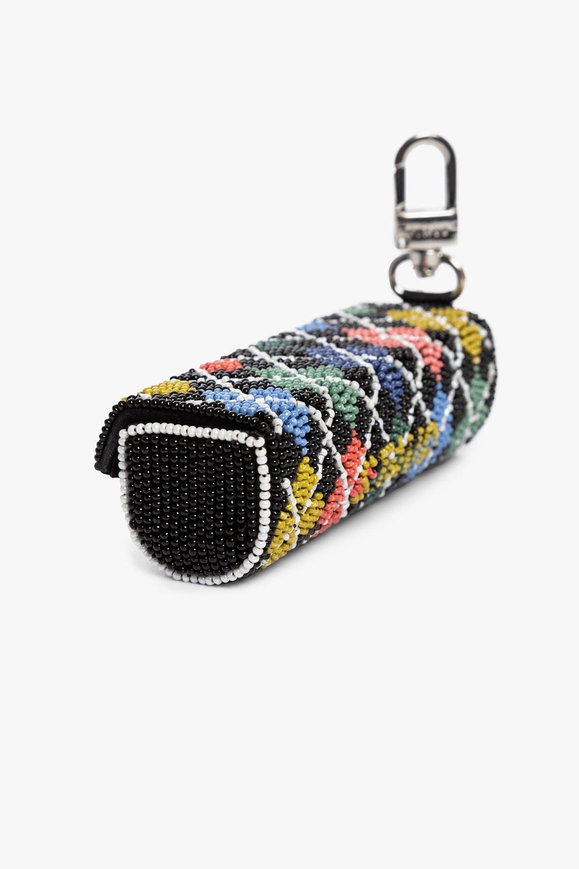 Image BEADED LIPSTICK CASE | MULTI ARGYLE 6 of 7 and Clicking this image will trigger a zoom pop-up