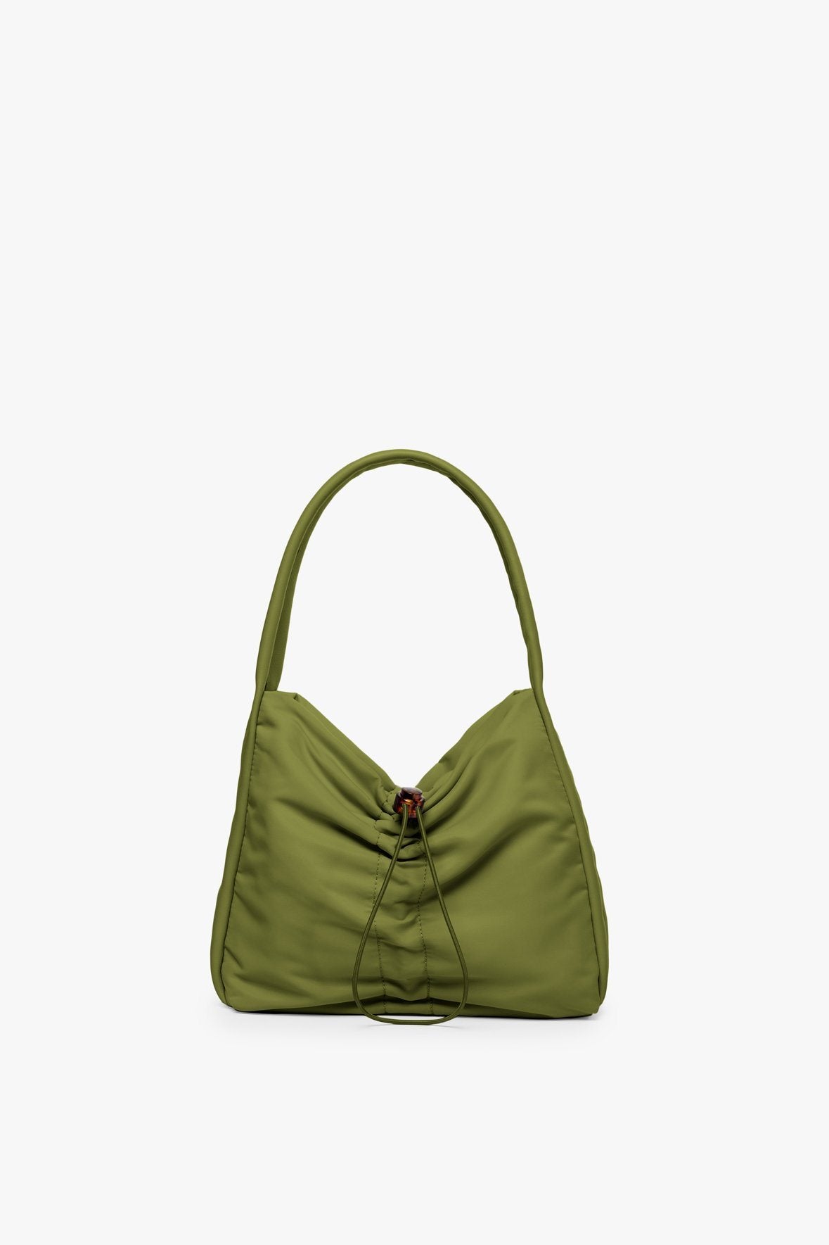 Image FELIX NYLON SHOULDER BAG | OLIVE 1 of 7 and Clicking this image will trigger a zoom pop-up