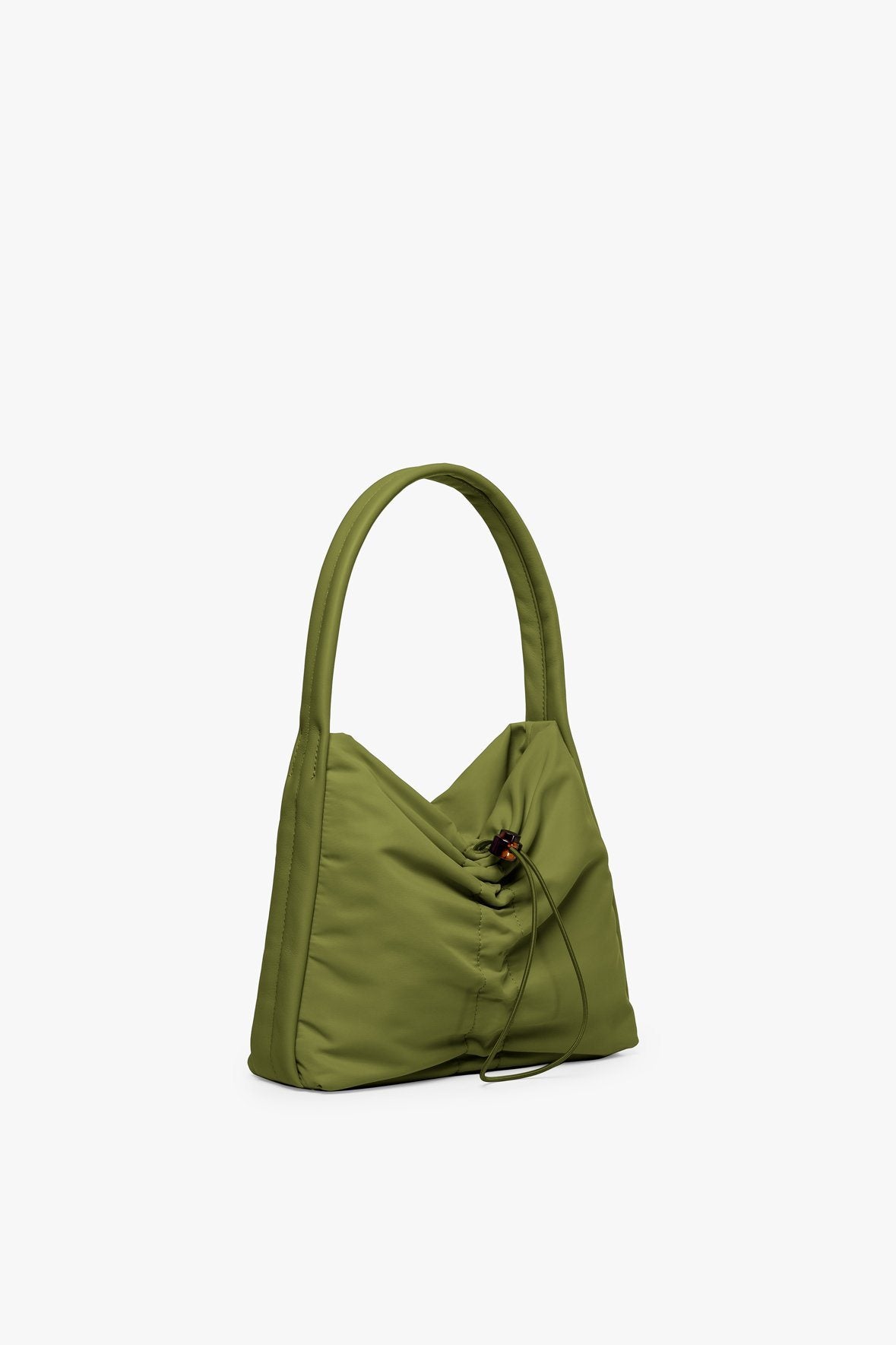 Image FELIX NYLON SHOULDER BAG | OLIVE 3 of 7 and Clicking this image will trigger a zoom pop-up