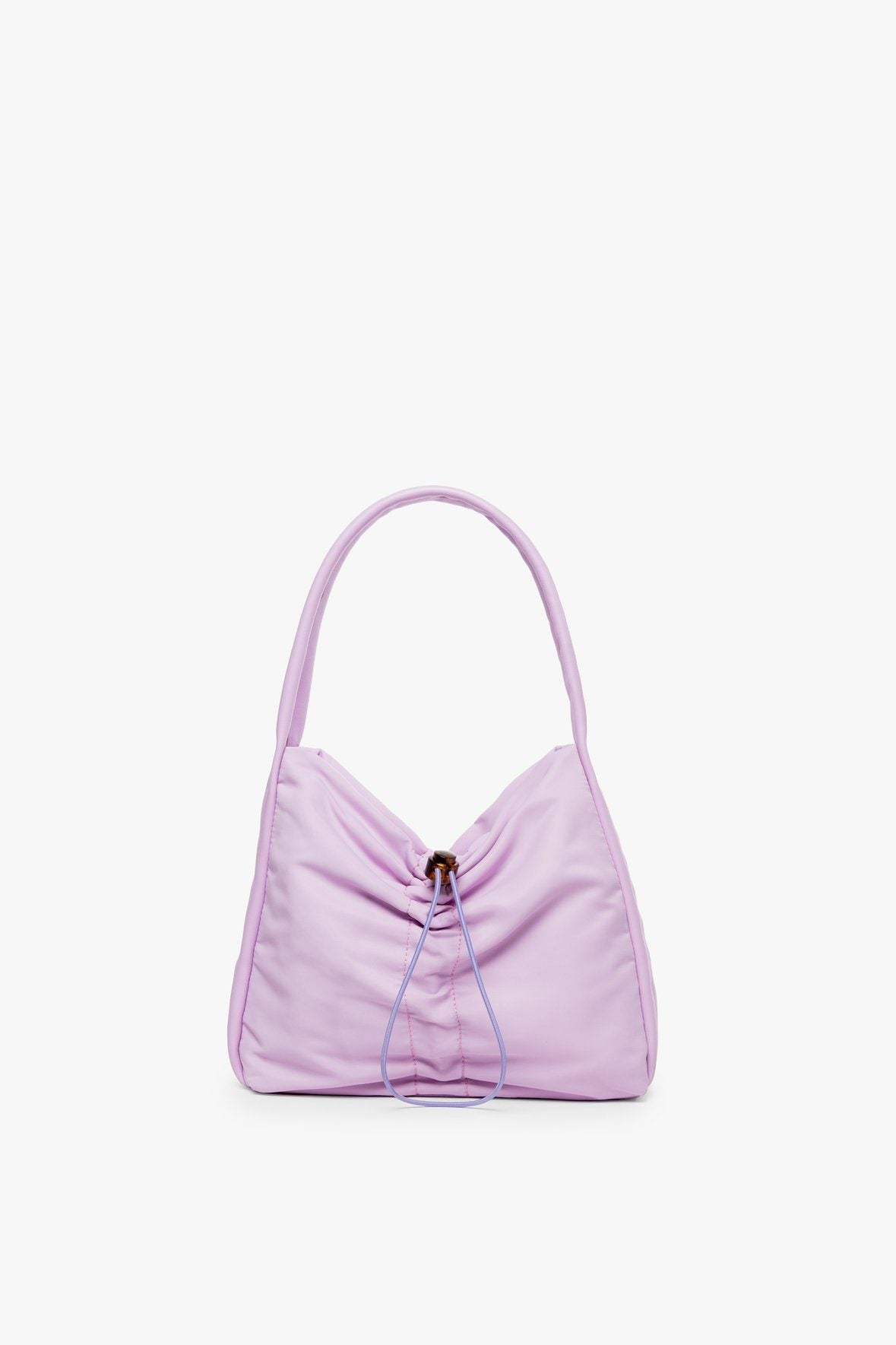 Image FELIX NYLON SHOULDER BAG | LAVENDER 1 of 8 and Clicking this image will trigger a zoom pop-up